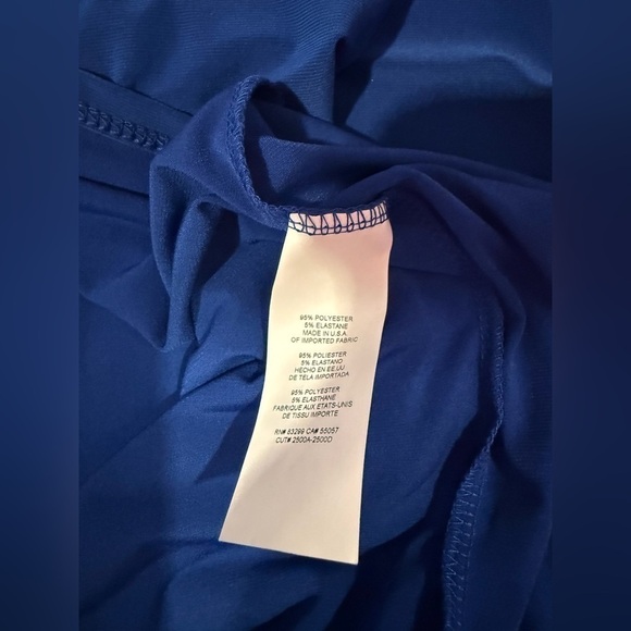 Nicole Miller Elegant Blue Sleeveless Dress Size 2 X NWT - Picture 8 of 10